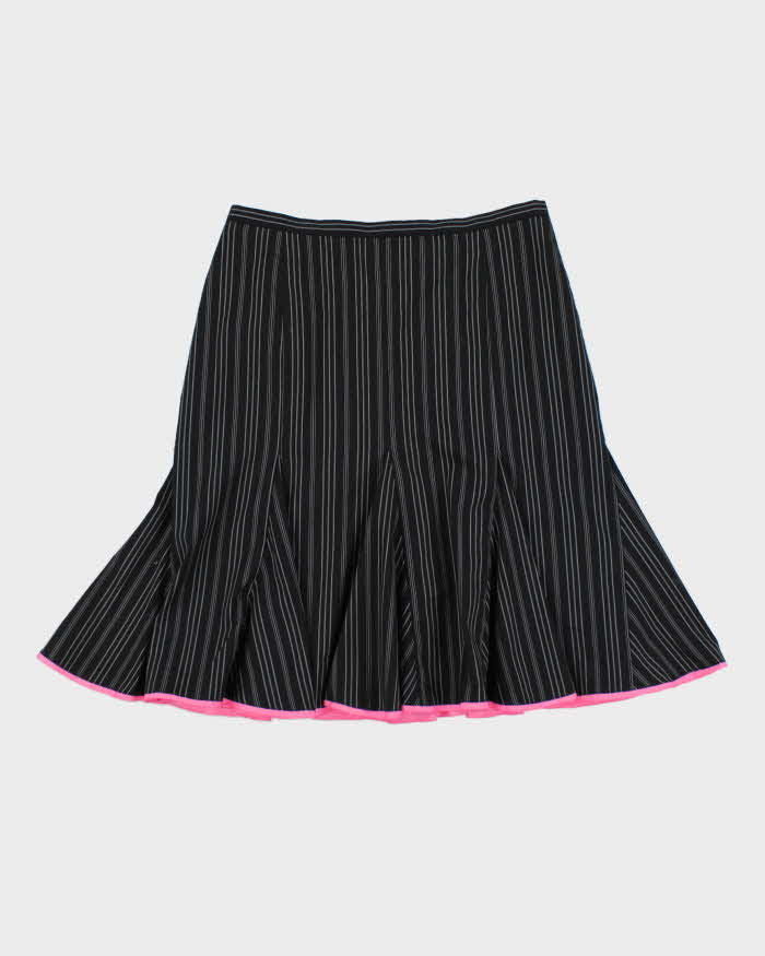 Y2k 00s Gloria Gaudette Pin Stripe Skirt - S