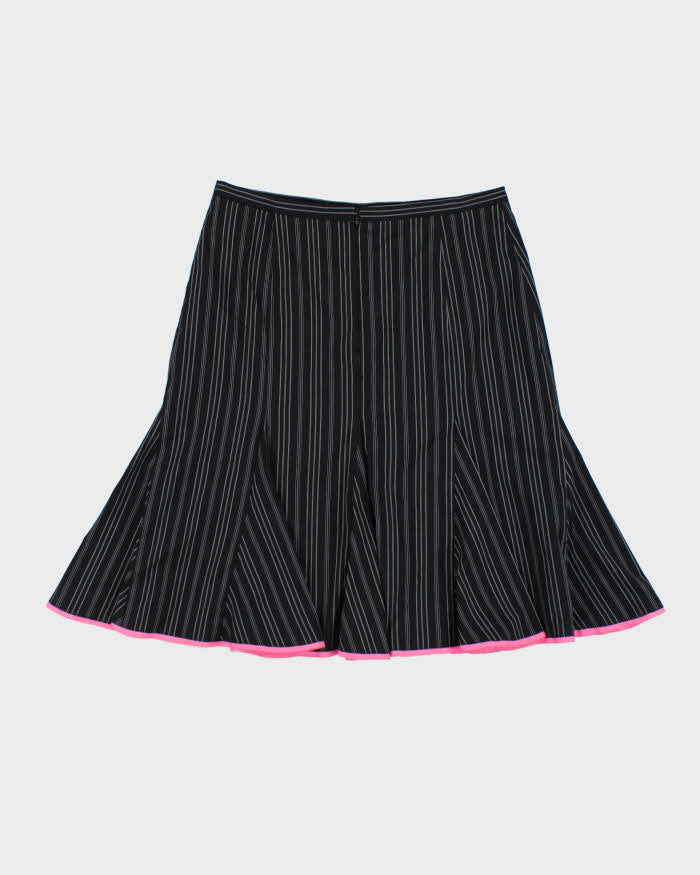 Y2k 00s Gloria Gaudette Pin Stripe Skirt - S