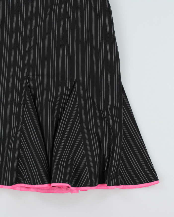 Y2k 00s Gloria Gaudette Pin Stripe Skirt - S