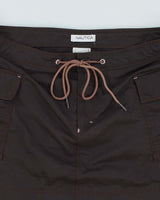 Nautica Brown Nylon Mini Skirt - S