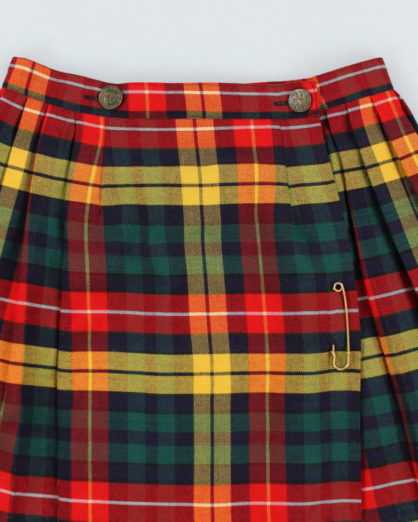 Vintage 90s Imperial Collection Plaid Skirt - S