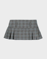 Y2k 00s Digital Clothing Plaid Mini Skirt - M