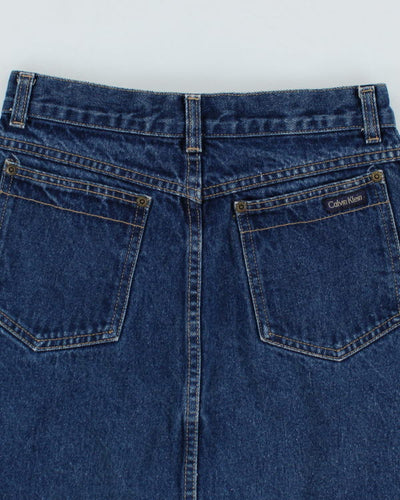 Vintage 90s Calvin Klein Denim Skirt - W26