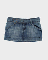 Y2k 00s Roxy Denim Mini Skirt - M
