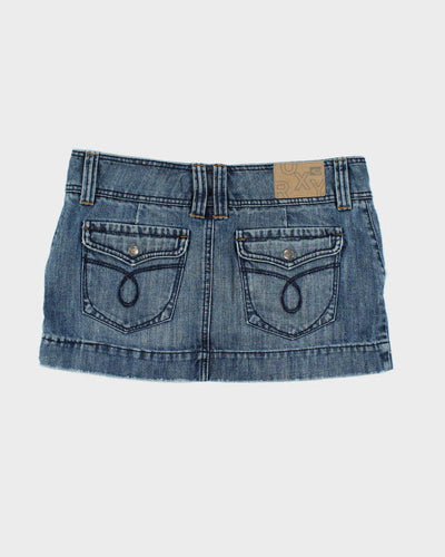 Y2k 00s Roxy Denim Mini Skirt - M