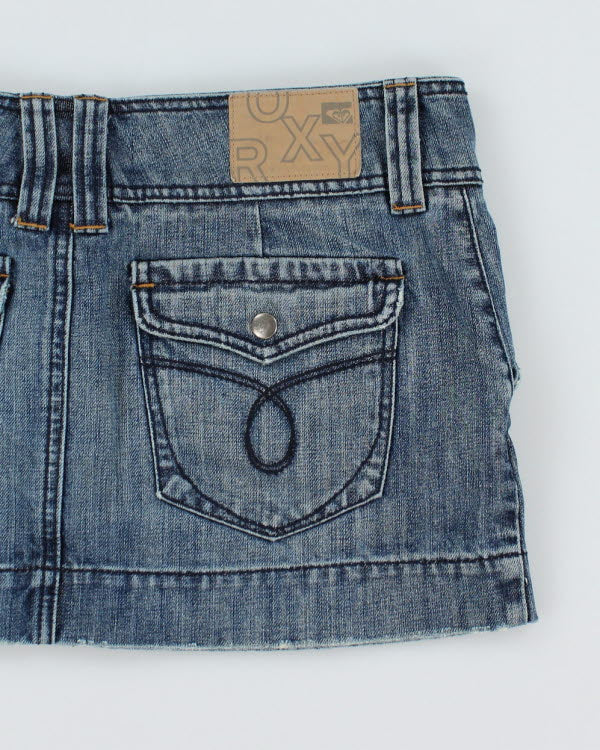 Y2k 00s Roxy Denim Mini Skirt - M