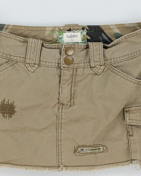 Y2k 00s Talula Distressed Mini Cargo Skirt - S