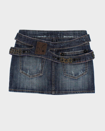 Y2k 00s Vigoss Mini Denim Skirt - S