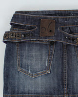 Y2k 00s Vigoss Mini Denim Skirt - S