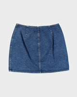 Vintage Y2k 00s Attitude Denim Wrap Skirt - S
