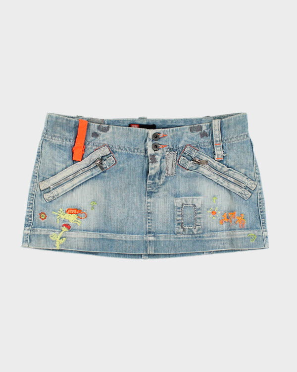 Vintage Y2k 00s Diesel Denim Mini Skirt - S