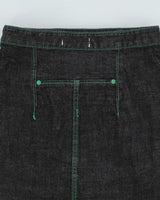 Y2k 00s Black Denim Skirt - M