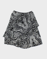 Y2k 00s Bellisa Pattern Skirt - M