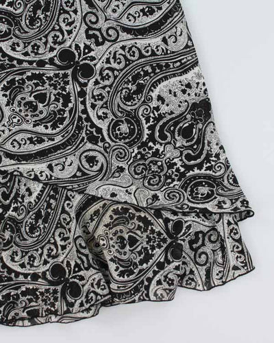 Y2k 00s Bellisa Pattern Skirt - M