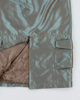 Y2k 00s Spanner Iridescent Cargo Skirt - M