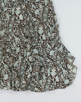 Jones New York Silk Ruffle Skirt - S