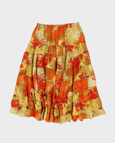 Y2k 00s Kerry Brooke Tiered Skirt - L