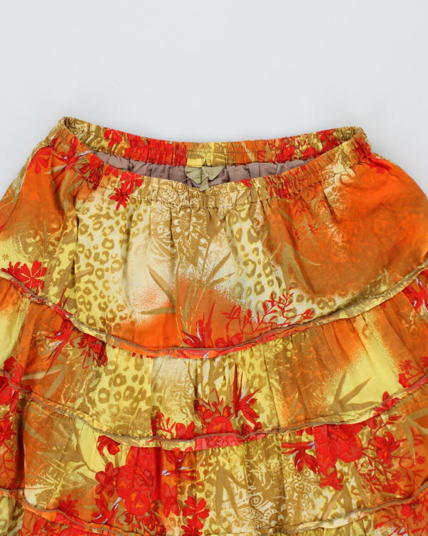 Y2k 00s Kerry Brooke Tiered Skirt - L