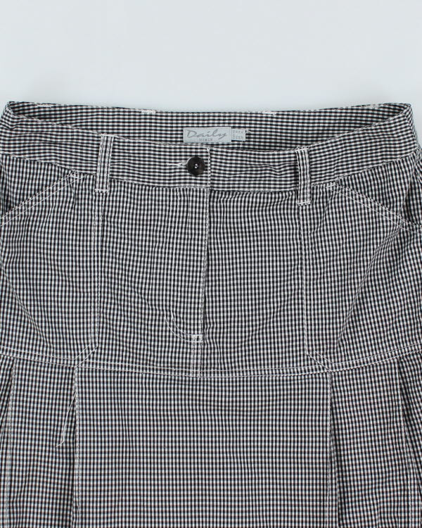 Y2k 00s Daily Sport Gingham Skirt - M