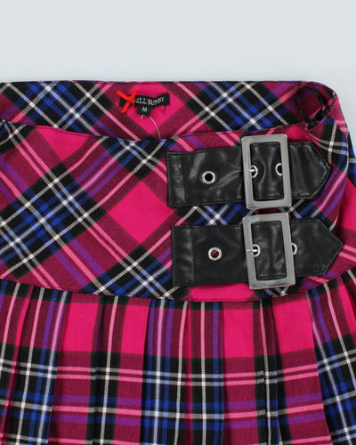 Y2k 00s Hell Bunny Plaid Mini Skirt - M