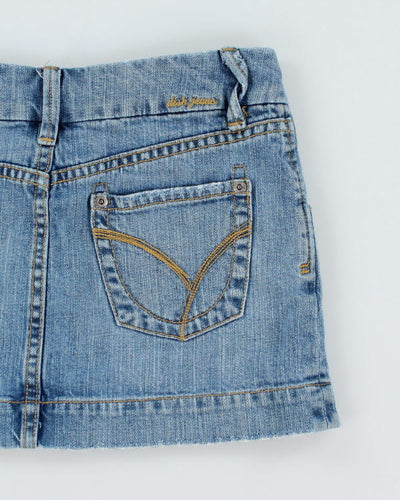 Y2k 00s Dish Jeans Denim Mini Skirt - S