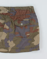 Y2k 00s Camo Mini Skirt - XS