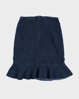 Y2k 00s Laura Ashley Fish Tale Denim Skirt - S