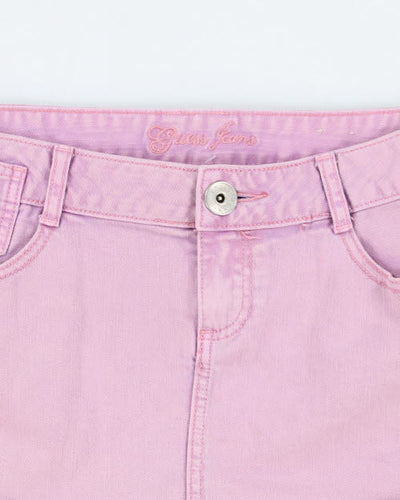 Y2k 00s Guess Denim Mini Skirt - S