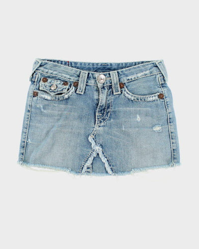 Y2k 00s True Religion Denim Mini Skirt - XS