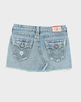 Y2k 00s True Religion Denim Mini Skirt - XS