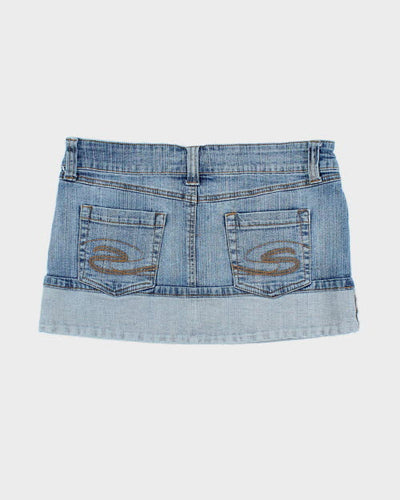 Y2k 00s Seductions Denim Skirt - S