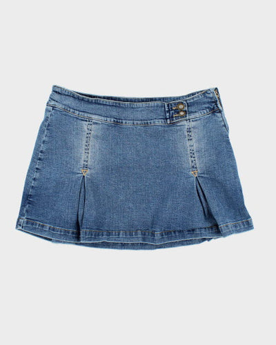 Y2k 00s Santa Barbra Denim Skirt - S