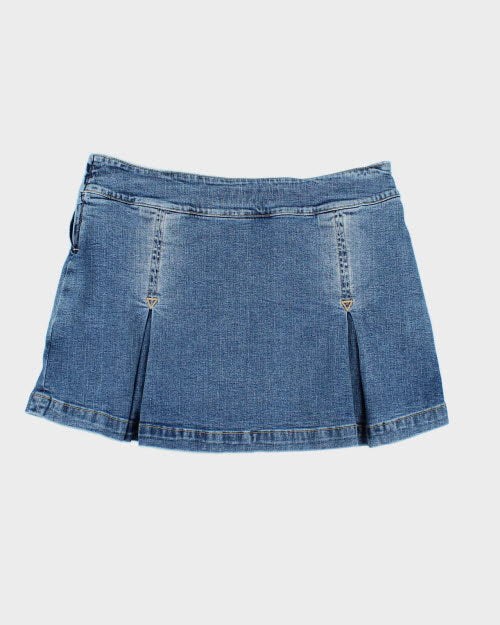 Y2k 00s Santa Barbra Denim Skirt - S