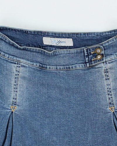 Y2k 00s Santa Barbra Denim Skirt - S