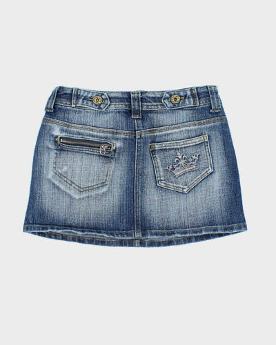 Y2k 00s Request Denim Skirt - XS