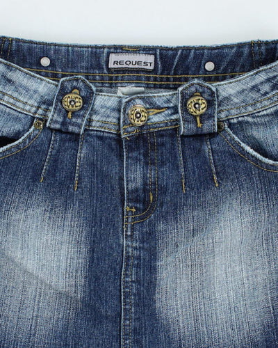 Y2k 00s Request Denim Skirt - XS