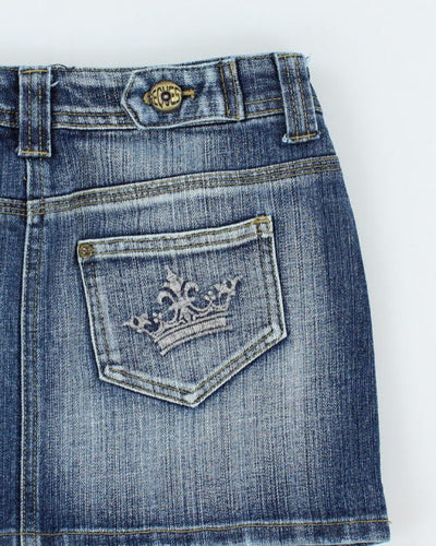 Y2k 00s Request Denim Skirt - XS