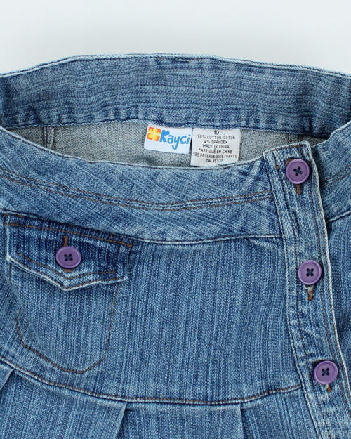 Y2k 00s Kayci Denim Mini Skirt - XS