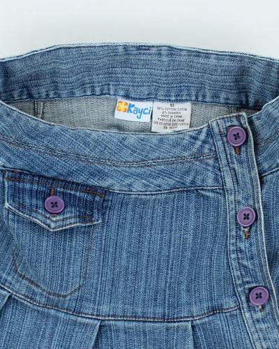Y2k 00s Kayci Denim Mini Skirt - XS