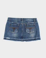 Y2k 00s TG Denim Skirt - L