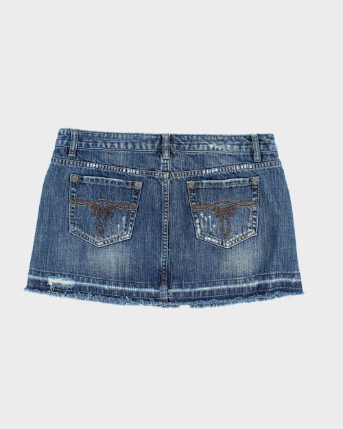 Y2k 00s TG Denim Skirt - L