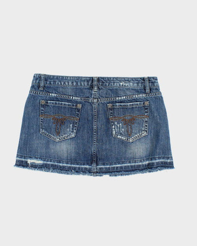 Y2k 00s TG Denim Skirt - L