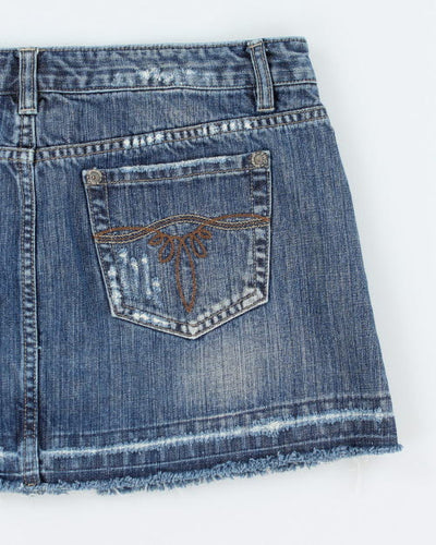 Y2k 00s TG Denim Skirt - L