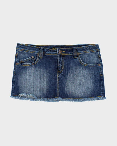 Y2k 00s Seductions Denim Mini Skirt - M