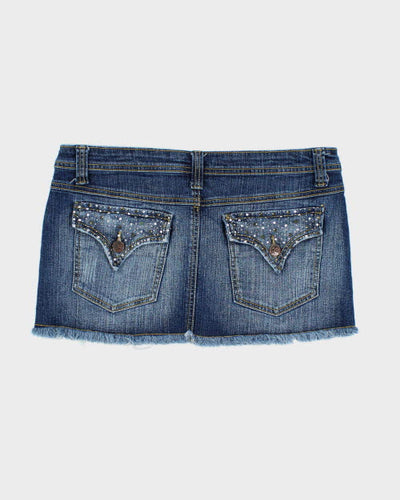 Y2k 00s Seductions Denim Mini Skirt - M