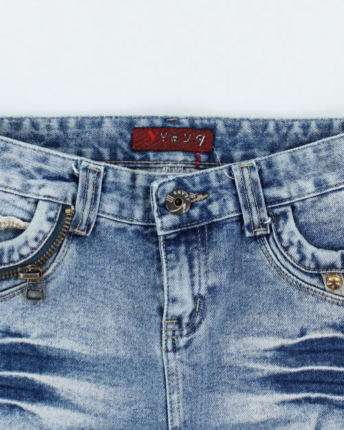 Y2k 00s Missline Denim Mini Skirt - M