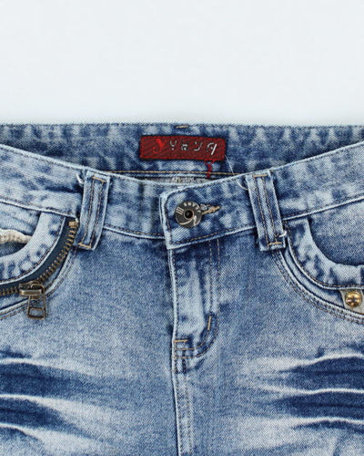 Y2k 00s Missline Denim Mini Skirt - M