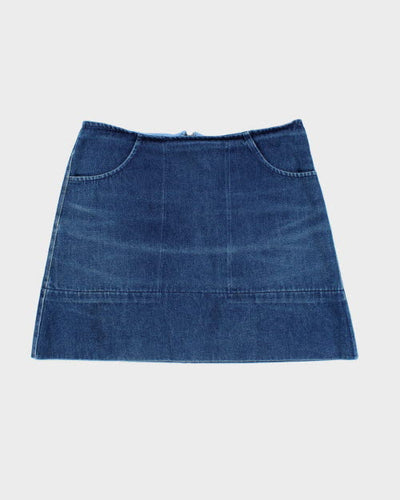 Y2k 00s Smoking Lily Denim Skirt - S