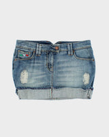 Y2k 00s Jeans West Denim Skirt - S