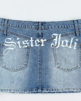 Y2k 00s Sister Joli Denim Skirt - S